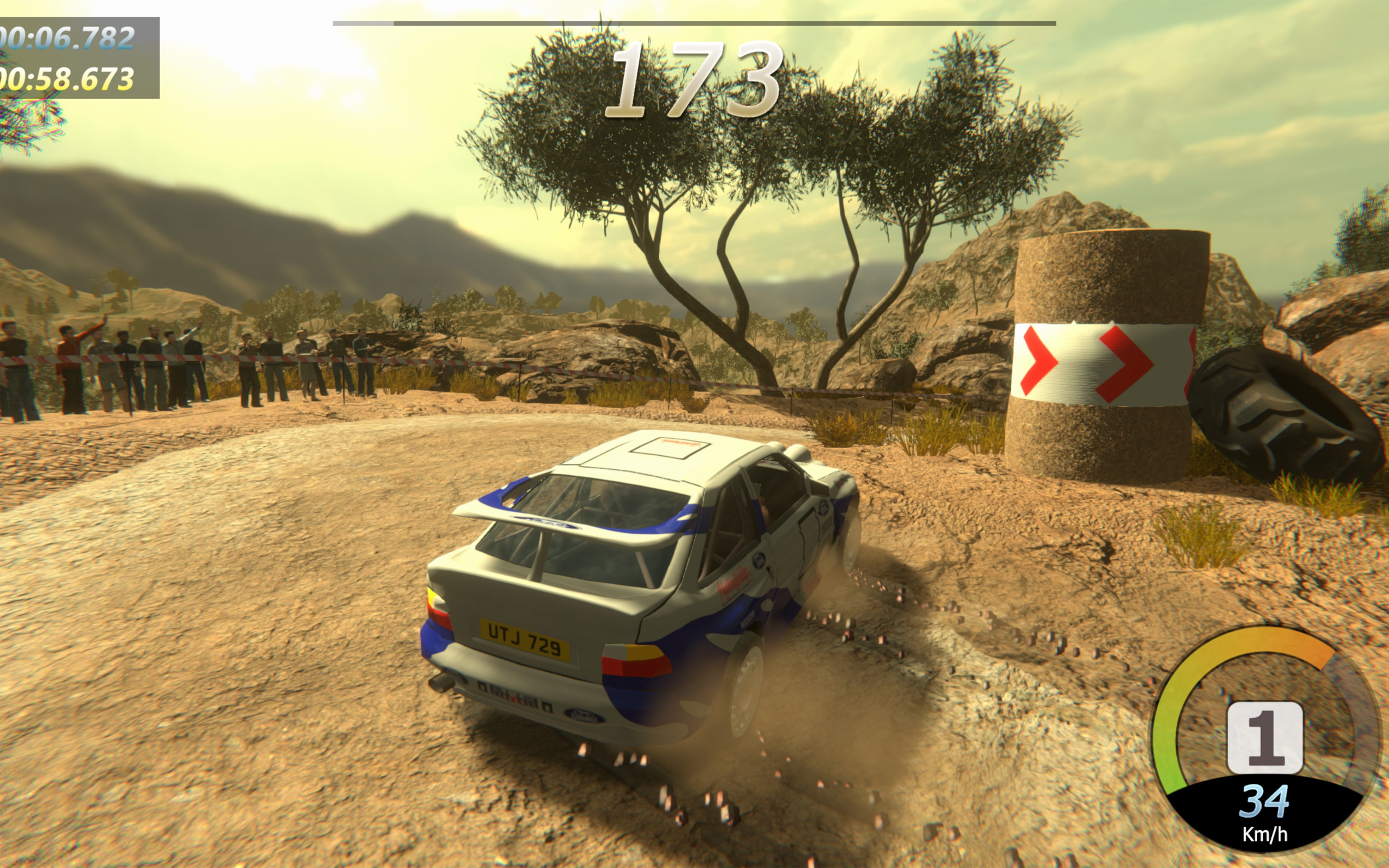 Rally Arcade Classicsis a fun ’90s-throwback racing game