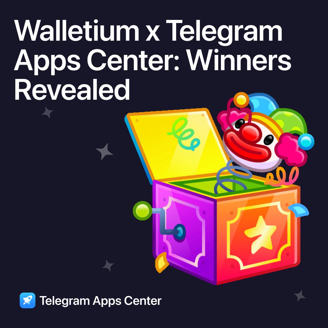 🎁 Walletium x Telegram Apps Center: Winners Revealed