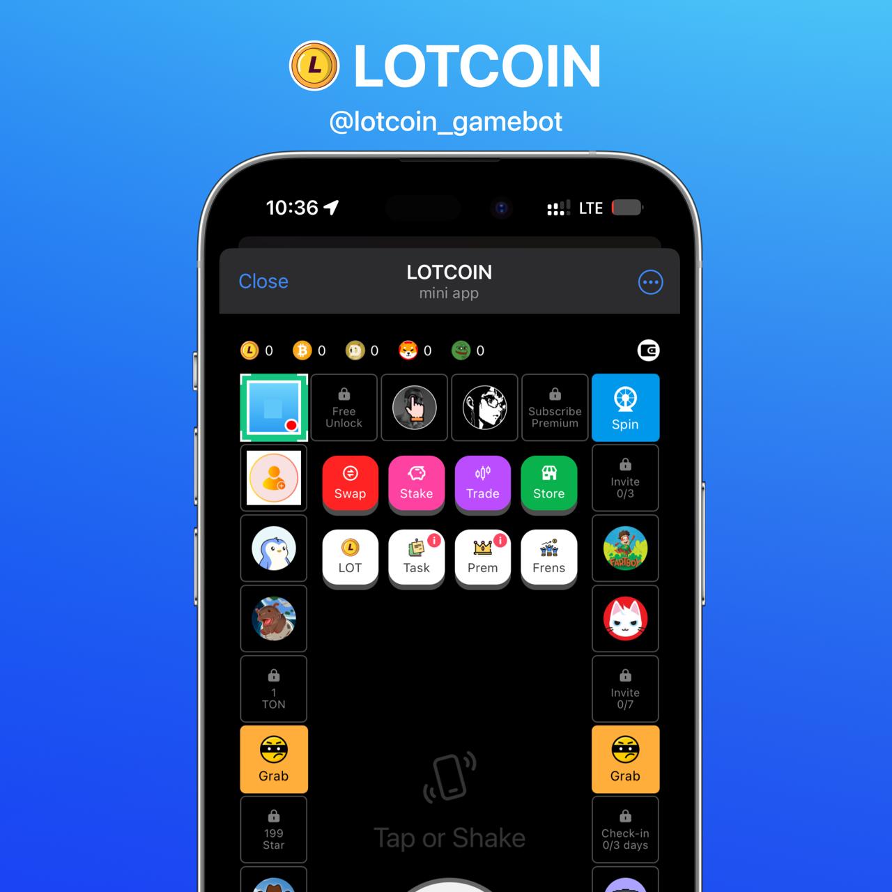 [LOTCOIN](https://t.me/tapps_bot/center?startapp=app_lotcoin-title815) — A New S